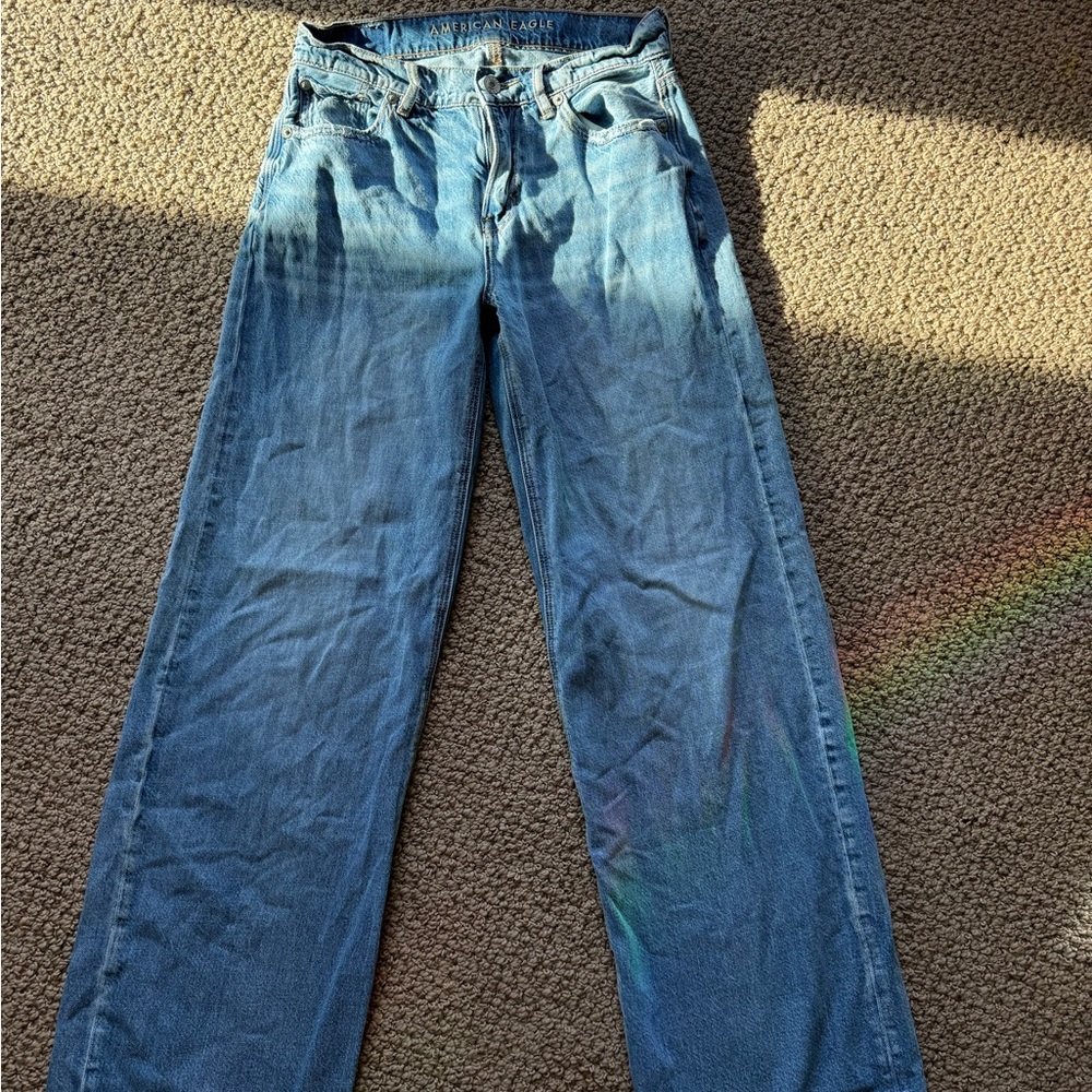 THE BEST straight leg jean from AE no rips